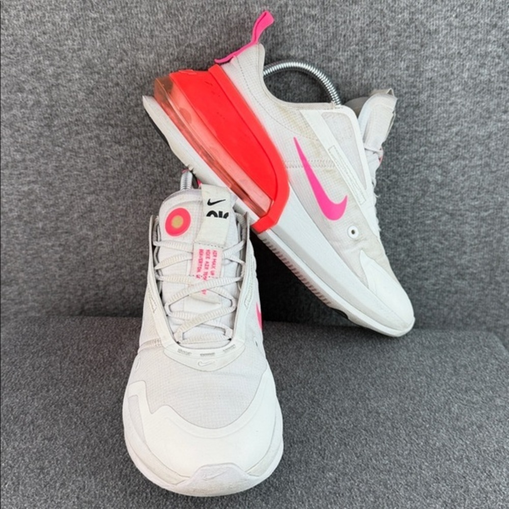 Nike Air Max Up White with Neon Pink Accents